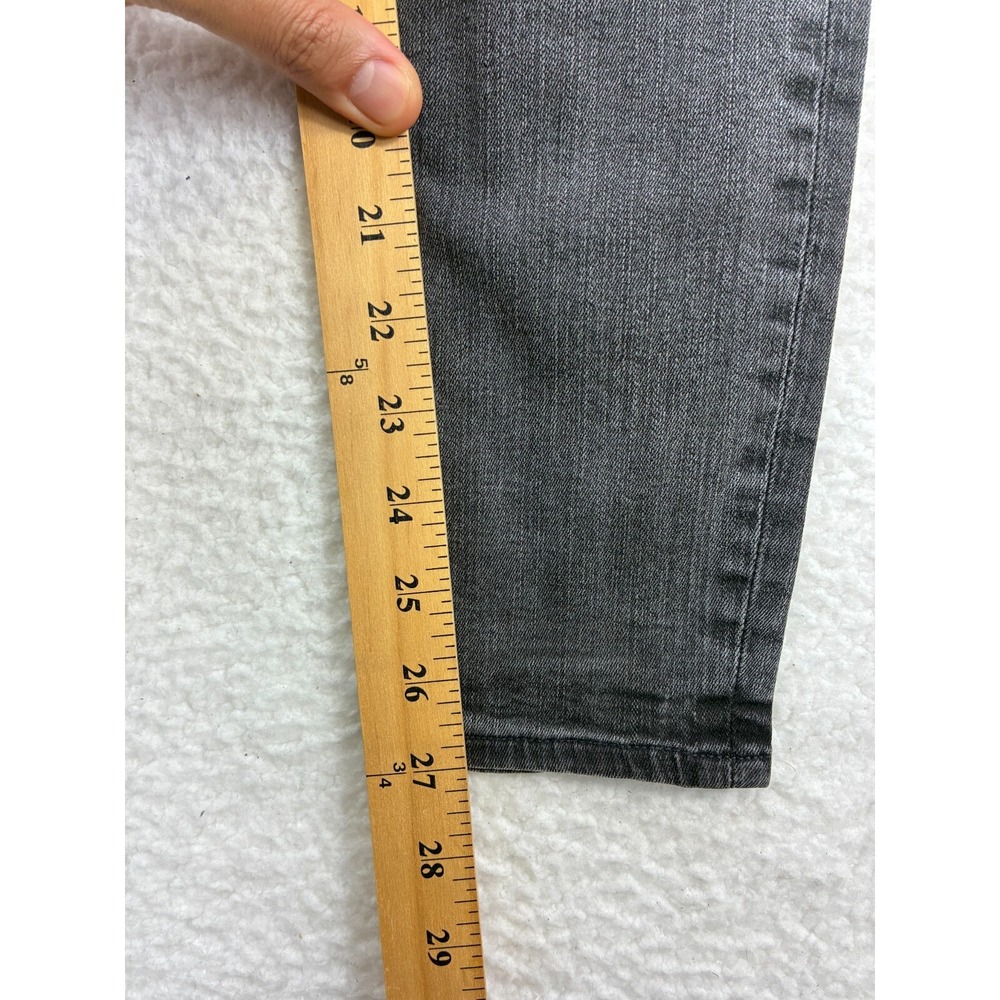 Madewell Womens 25 Skinny Skinny Jeans‎ Black Wash Distressed Denim Style B1799 - Picture 8 of 16
